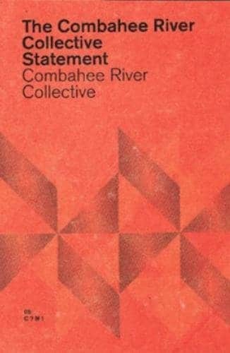 Image of the cover of the Combahee River Collective Statement book cover in a reddish-orange color.